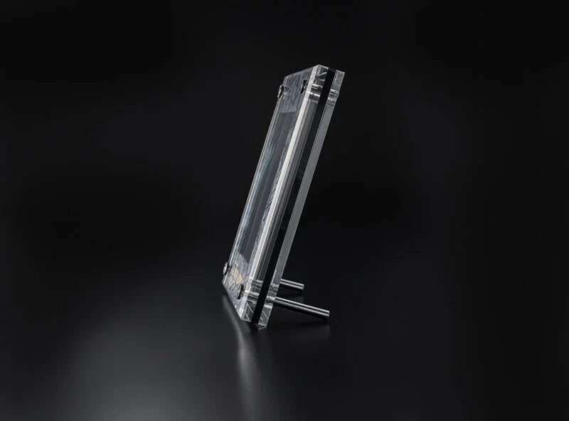 side view of card frame