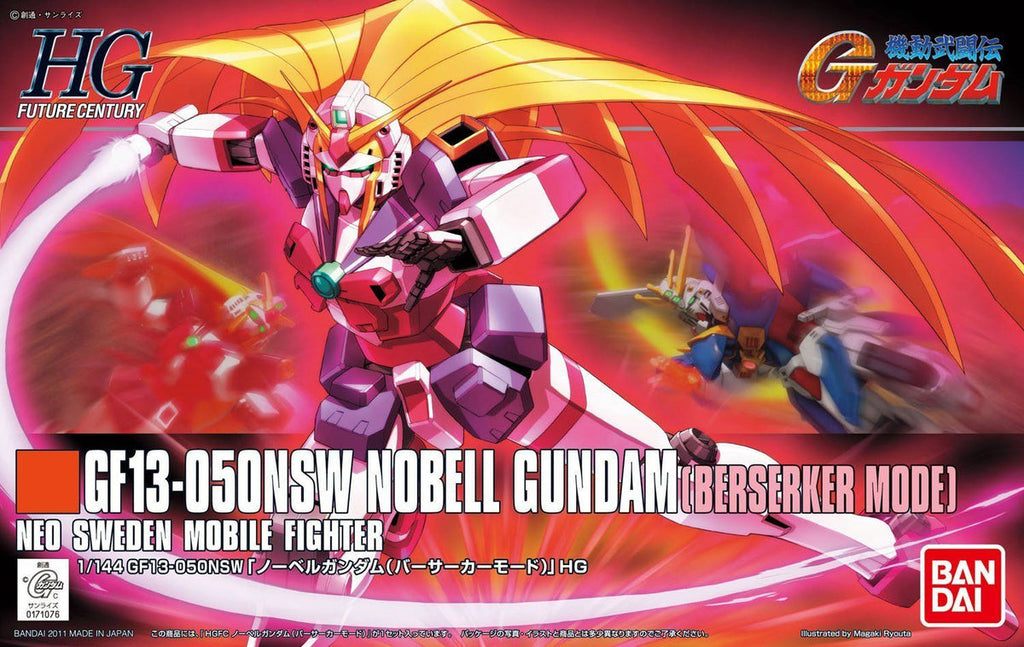 HGFC #129 1/144 Nobell Gundam (Berserker Mode) "Mobile Fighter G Gundam"