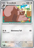 Greedent 132/159  - Reverse Holofoil SV09 Journey Together - Uncommon