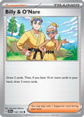 Billy & O'Nare 142/159  - Reverse Holofoil SV09 Journey Together - Common