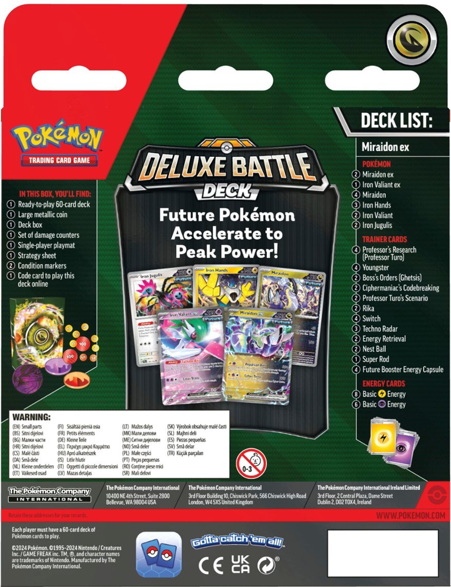 Pokemon TCG: Deluxe Battle Deck | Miraidon EX