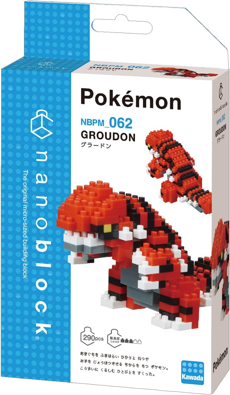 Nanoblock Pokemon Series, Groudon NBPM_062