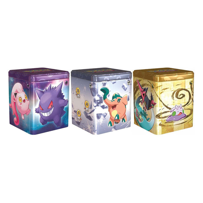 Pokemon TCG: Stackable Tin Q1 2024 Set of three