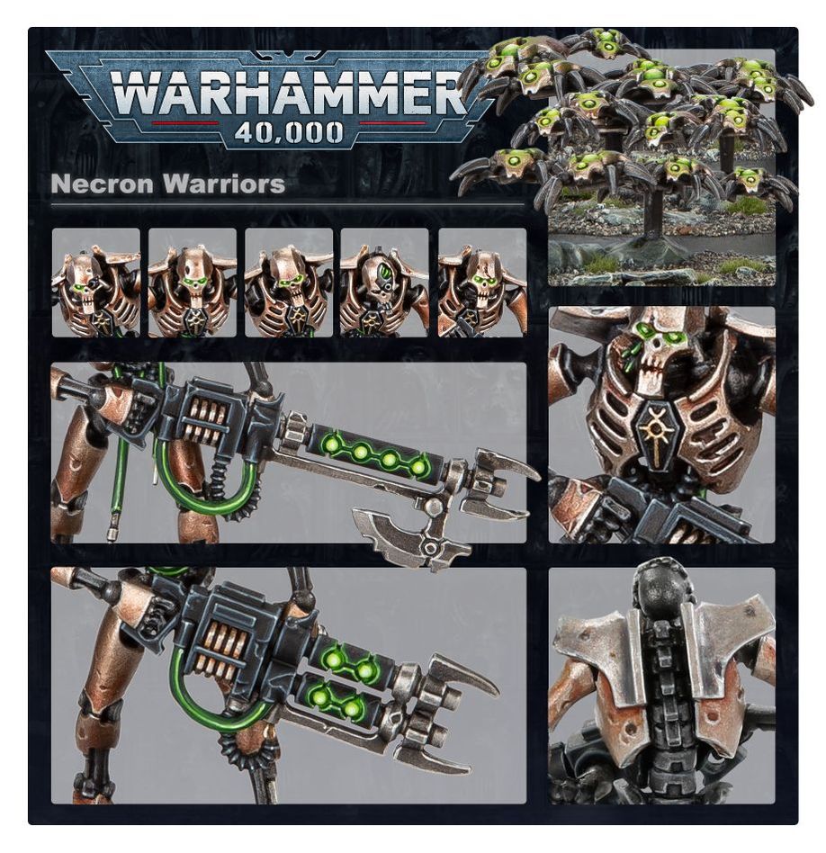 Necrons - Warriors w/ Canoptek Scarabs