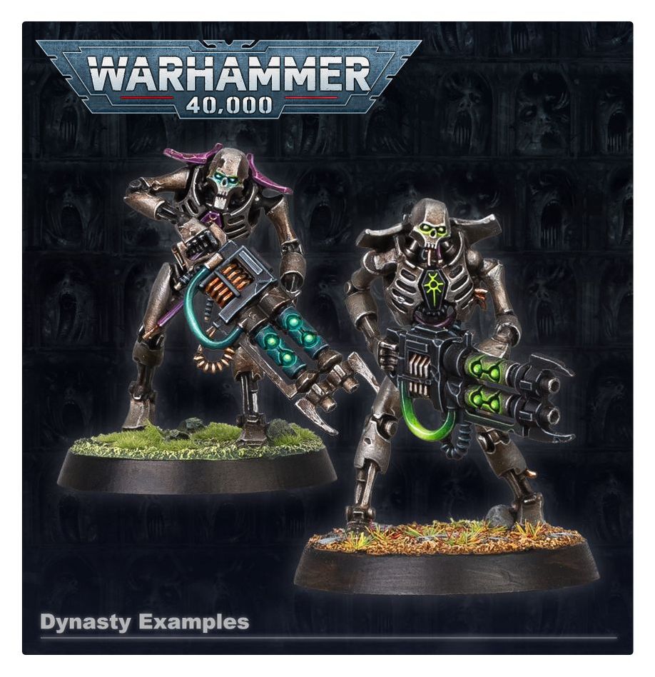 Necrons - Warriors w/ Canoptek Scarabs