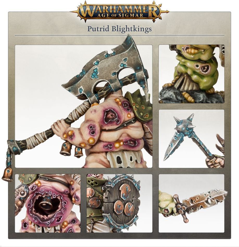 Maggotkin of Nurgle - Putrid Blightkings