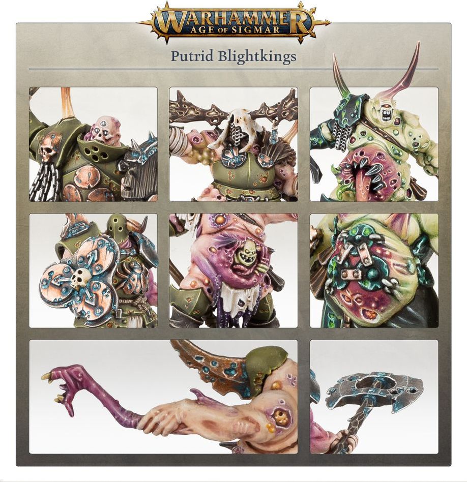 Maggotkin of Nurgle - Putrid Blightkings