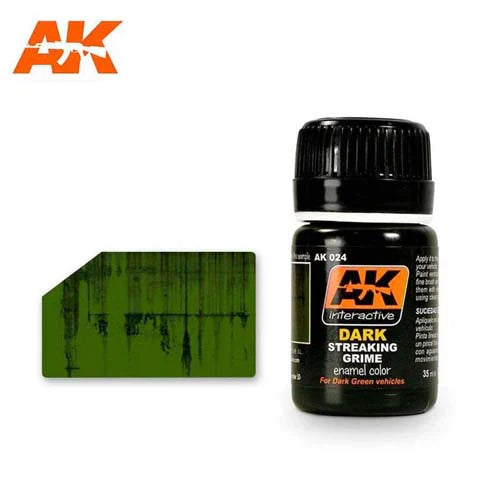 AK Interactive - Streaking Grime For Dark Vehicles