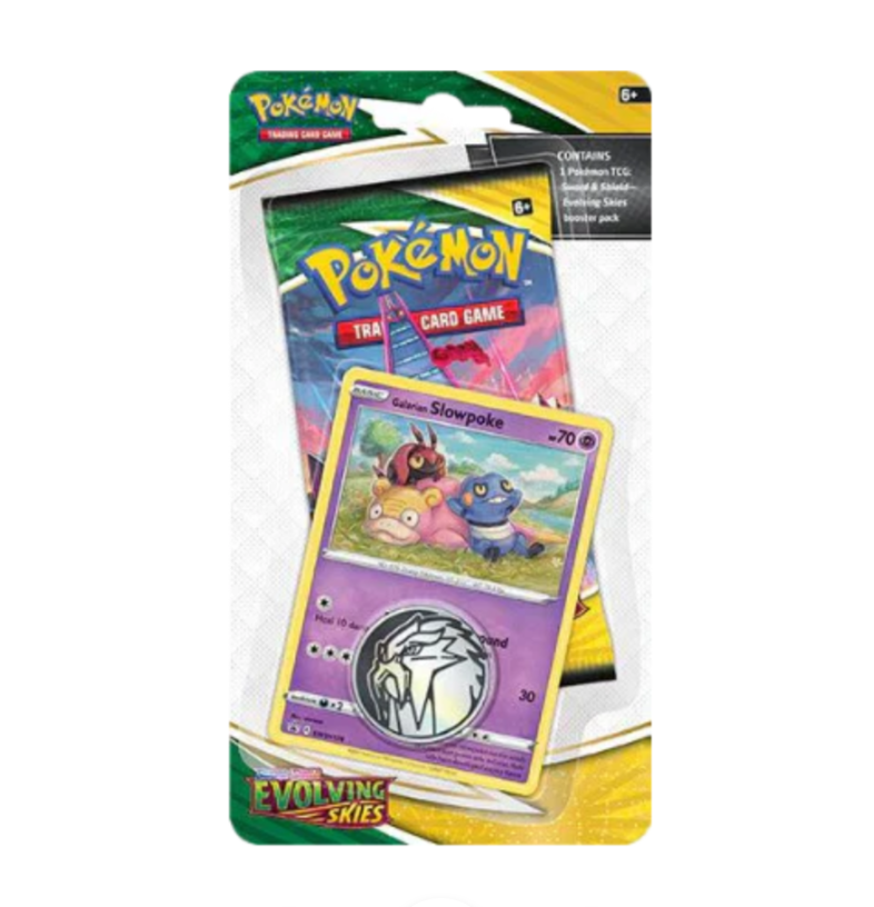 Pokemon TCG: Evolving Skies Checklane Blister (Galarian Slowpoke)