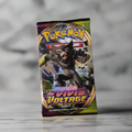 A pack of vivid voltage cards is shown in front of a gray marble backdrop.