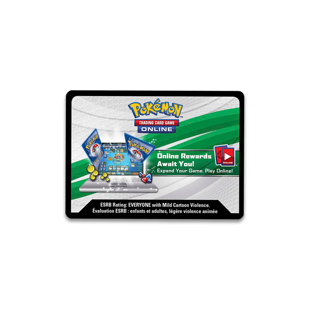 Image of a code card that is included with the Elite Trainer Box. This card can be used for the online TCG.