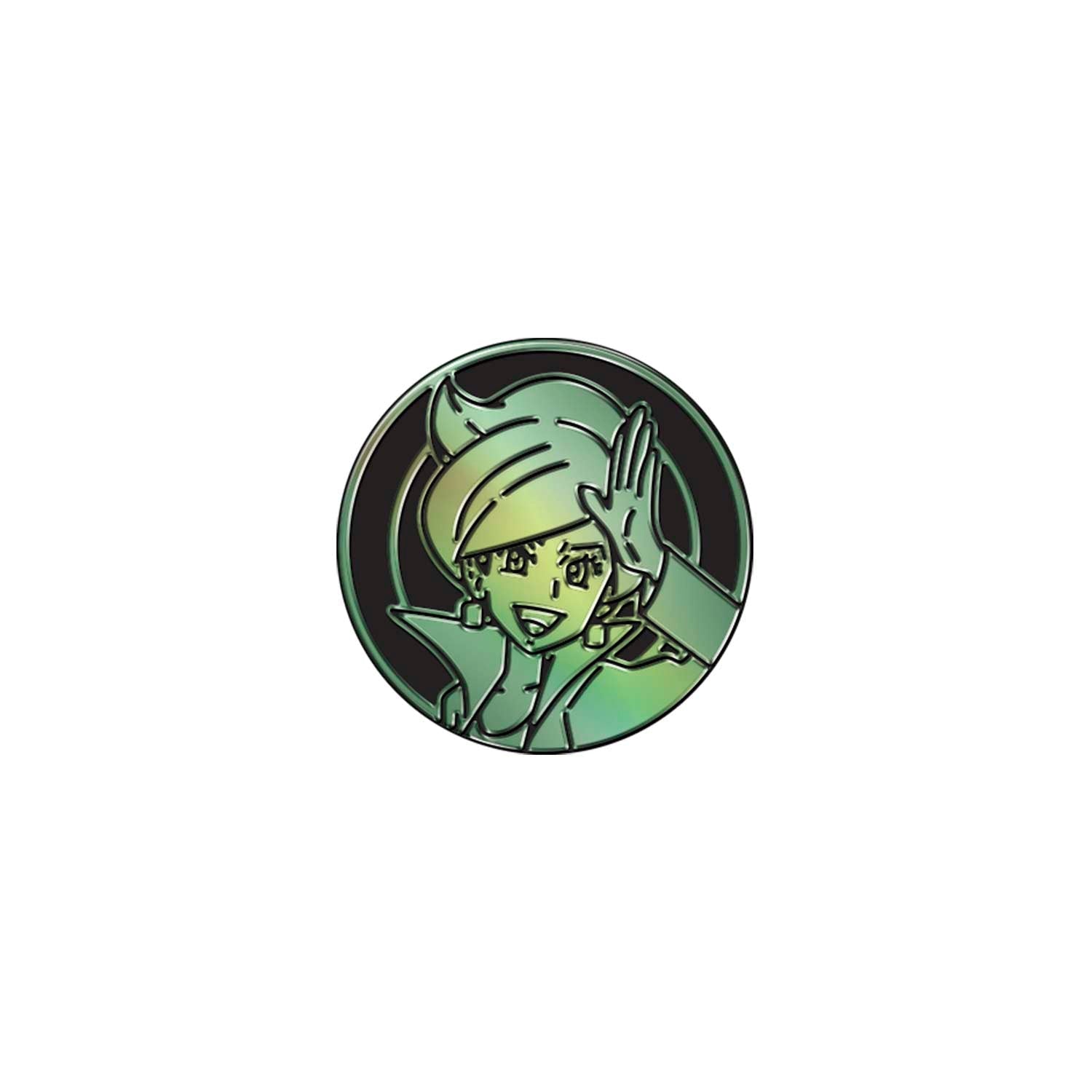 This is the green oversize coin included in the kit.