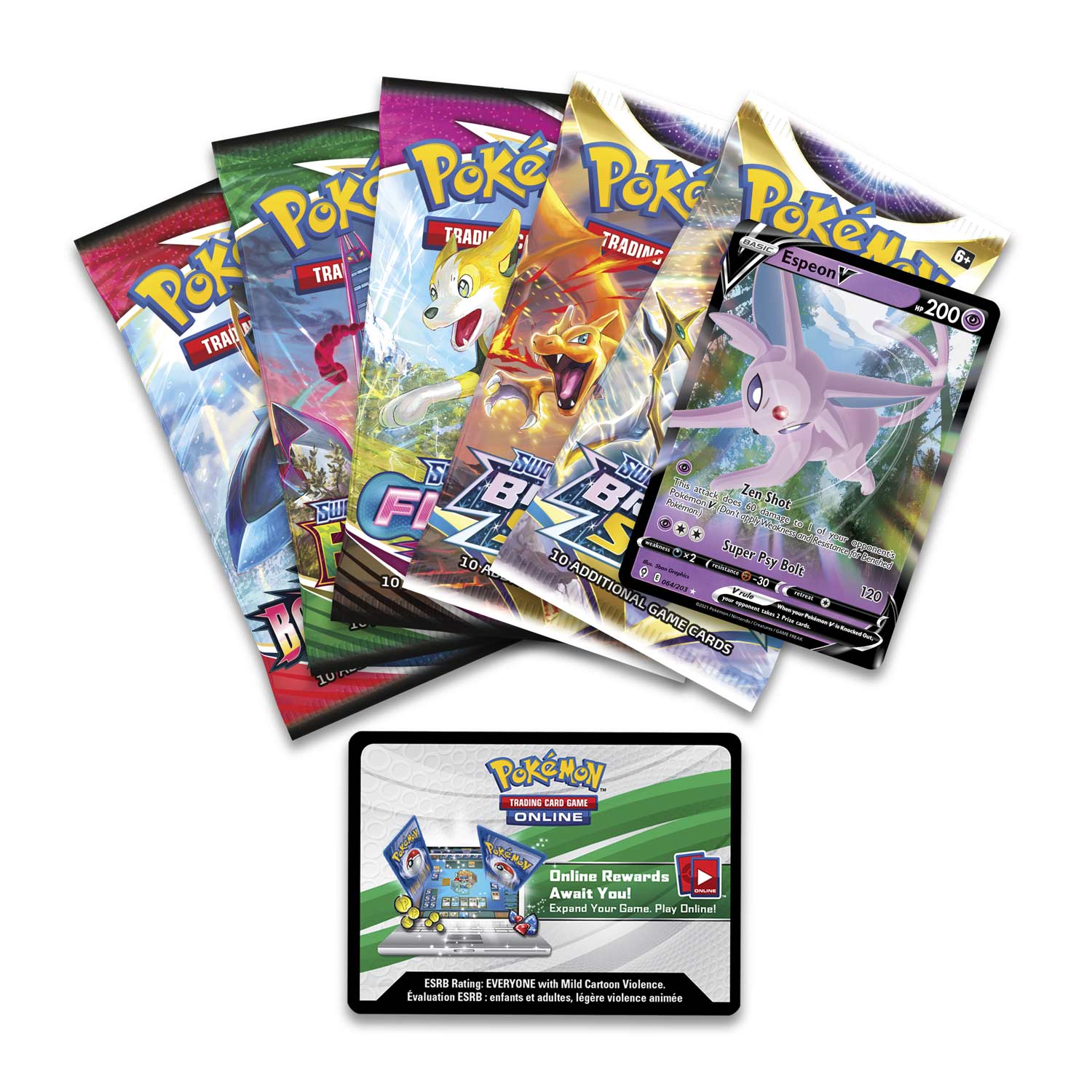 Pokemon TCG: V Heroes Tin (Sylveon, Umbreon, or Espeon)