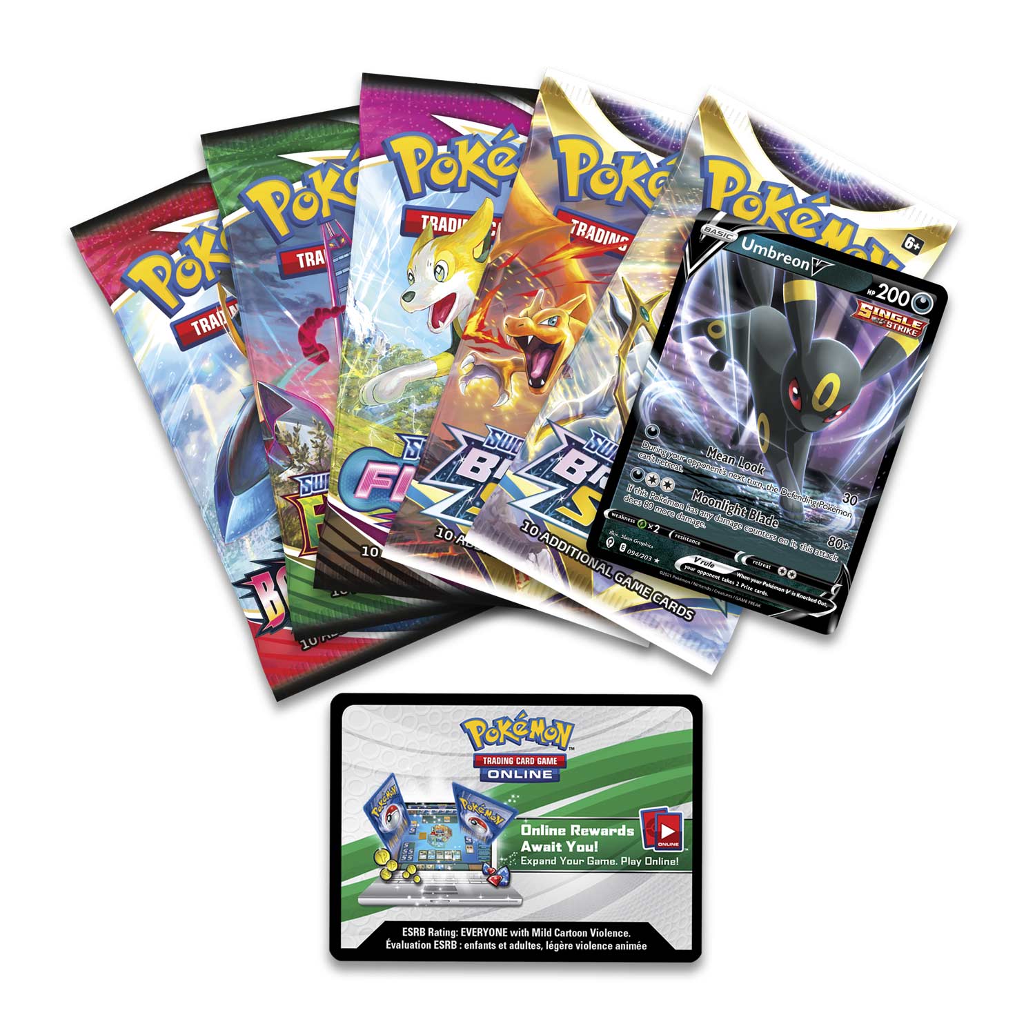 Pokemon TCG: V Heroes Tin (Sylveon, Umbreon, or Espeon)
