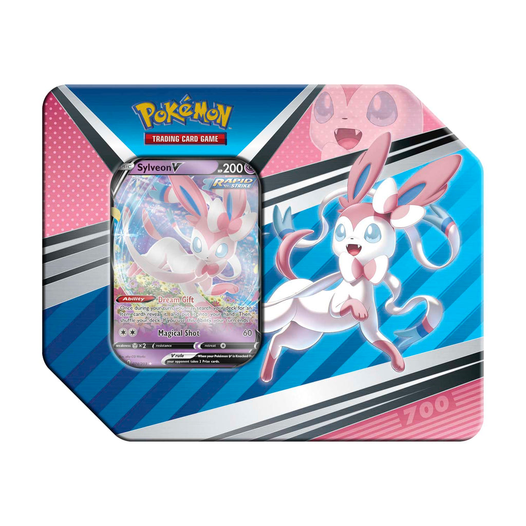 Pokemon TCG: V Heroes Tin (Sylveon, Umbreon, or Espeon)