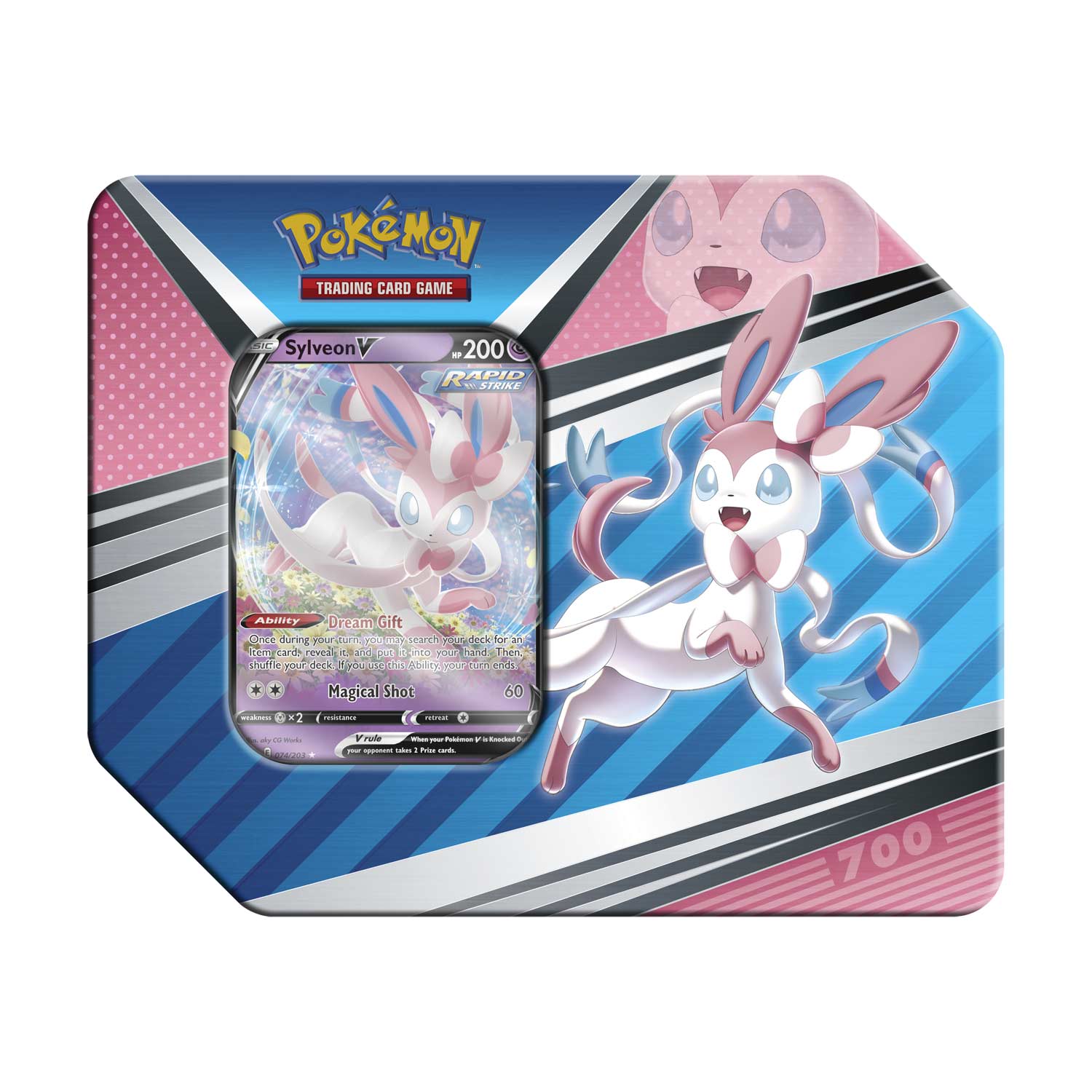 Pokemon TCG: V Heroes Tin (Sylveon, Umbreon, or Espeon)