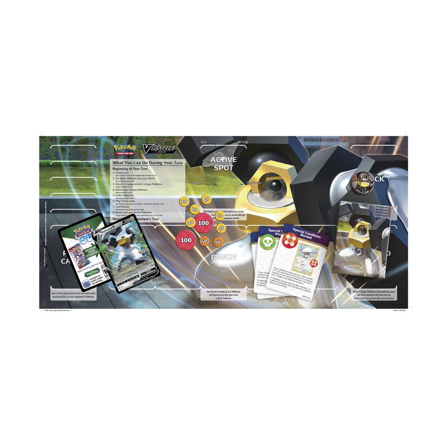 Pokemon TCG: Pokemon Go | Melmetal V Battle Deck