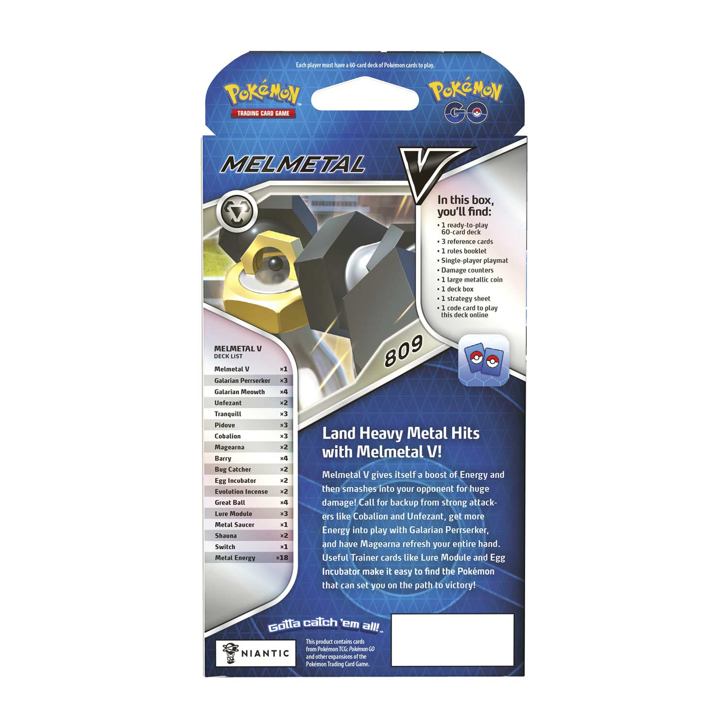 Pokemon TCG: Pokemon Go | Melmetal V Battle Deck