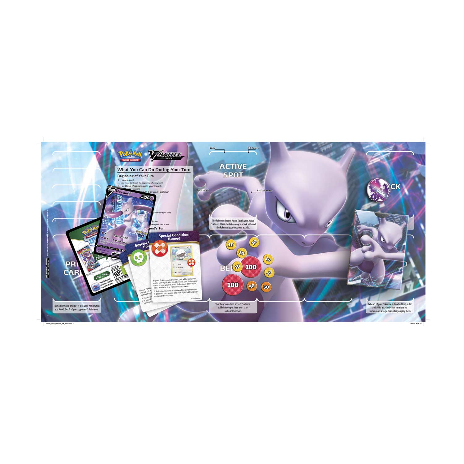 Pokemon TCG: Pokemon Go | Mewtwo V Battle Deck