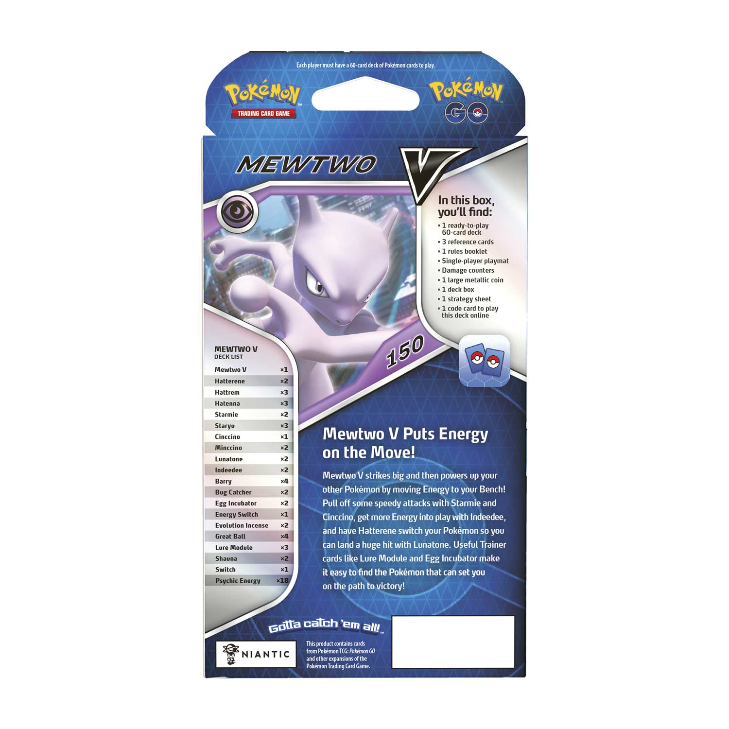 Pokemon TCG: Pokemon Go | Mewtwo V Battle Deck