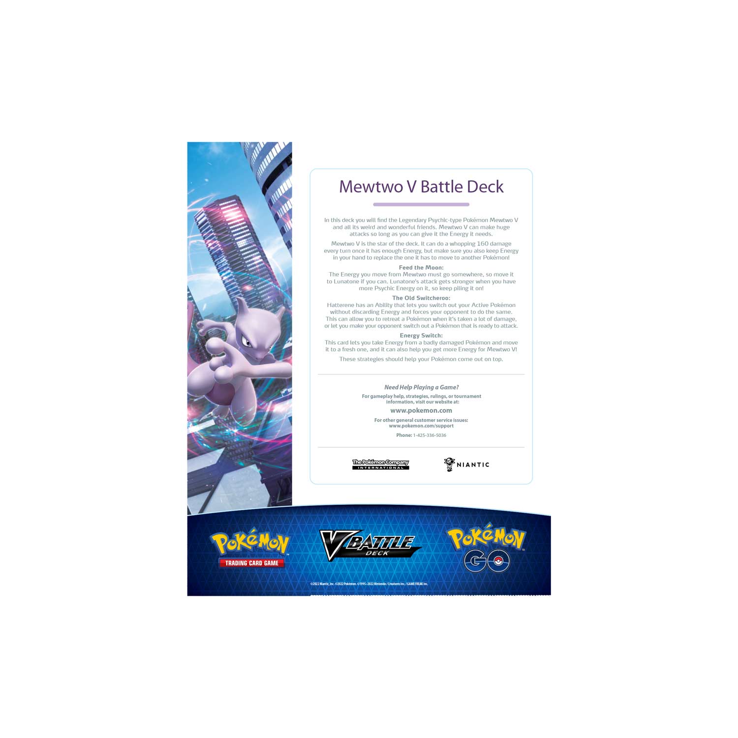 Pokemon TCG: Pokemon Go | Mewtwo V Battle Deck