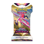 Hisuian Typhlosion pack art - shows a cool looking blue dude with a scarf that appears to be made of pink fireballs
