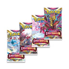 Possible pack art is shown. Four versions are possible, including Giratina, Enamorous, Zoroark, and Gardevoir