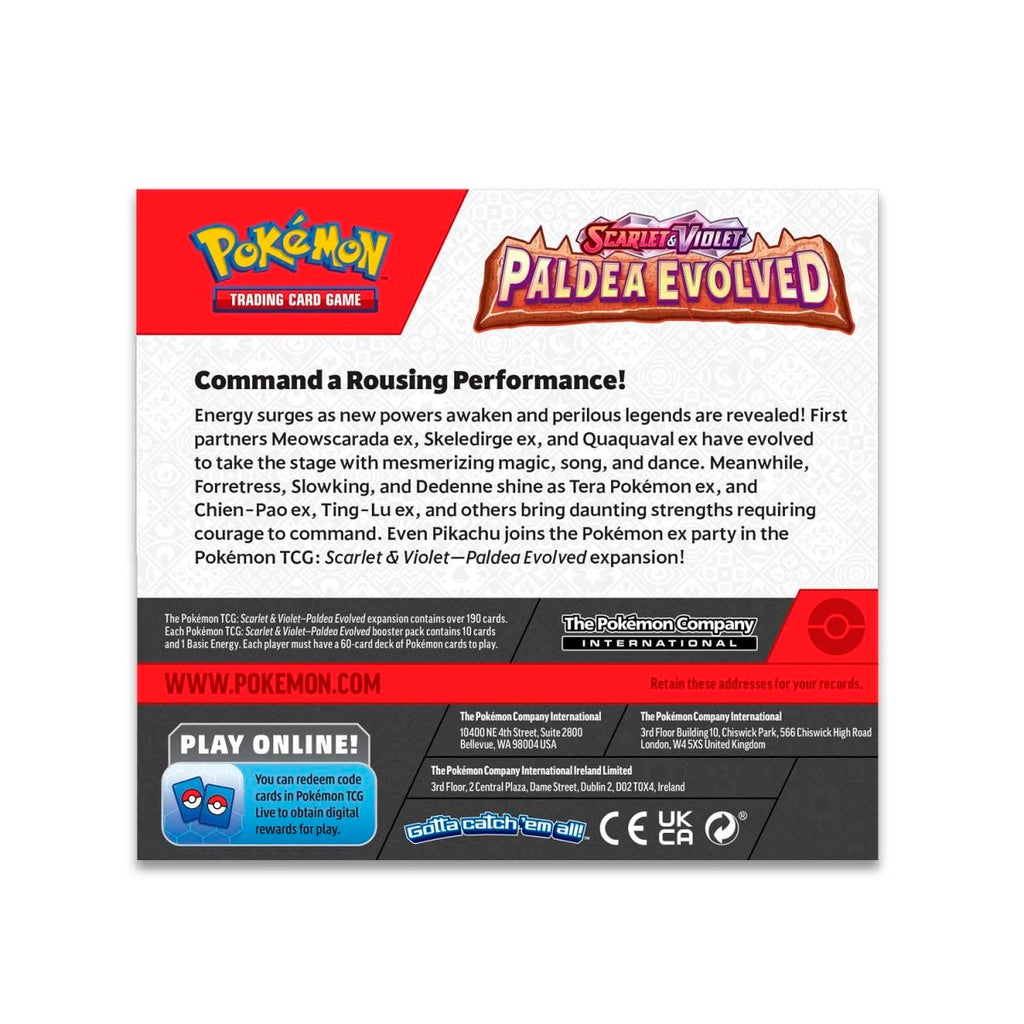 Pokemon TCG: Paldea Evolved Booster Box