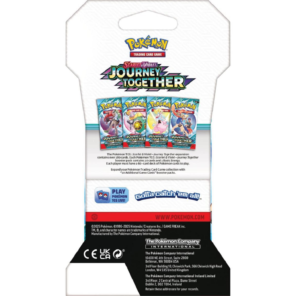 Pokemon TCG: SV9 Journey Together Sleeved Booster