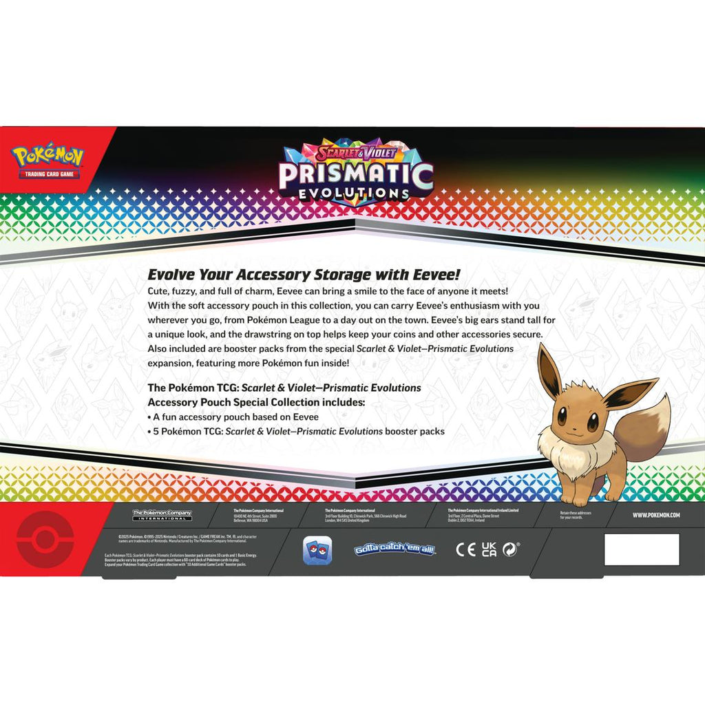 Pokemon TCG: Prismatic Evolutions Accessory Pouch