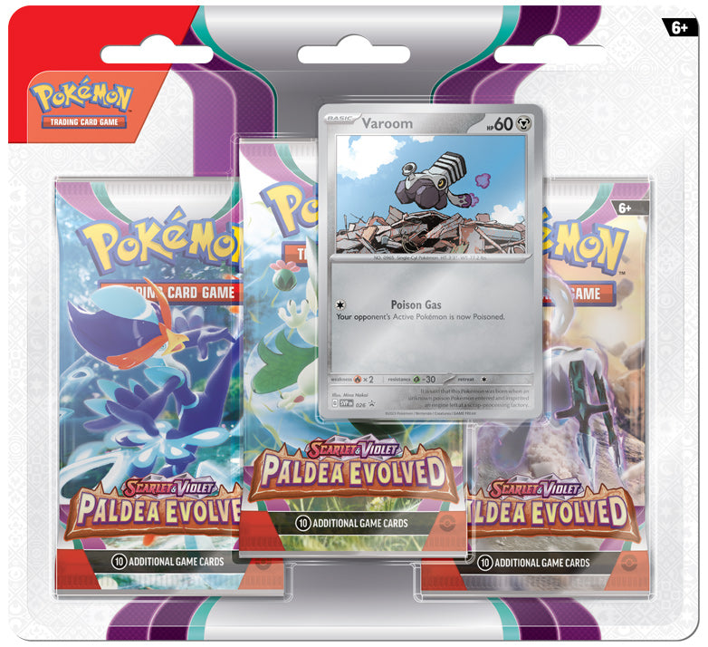 Pokemon TCG: Paldea Evolved 3-Pack Blister (Tinkatink)
