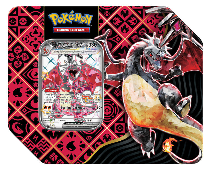 Pokemon TCG: Paldean Fates Tin Set of 3