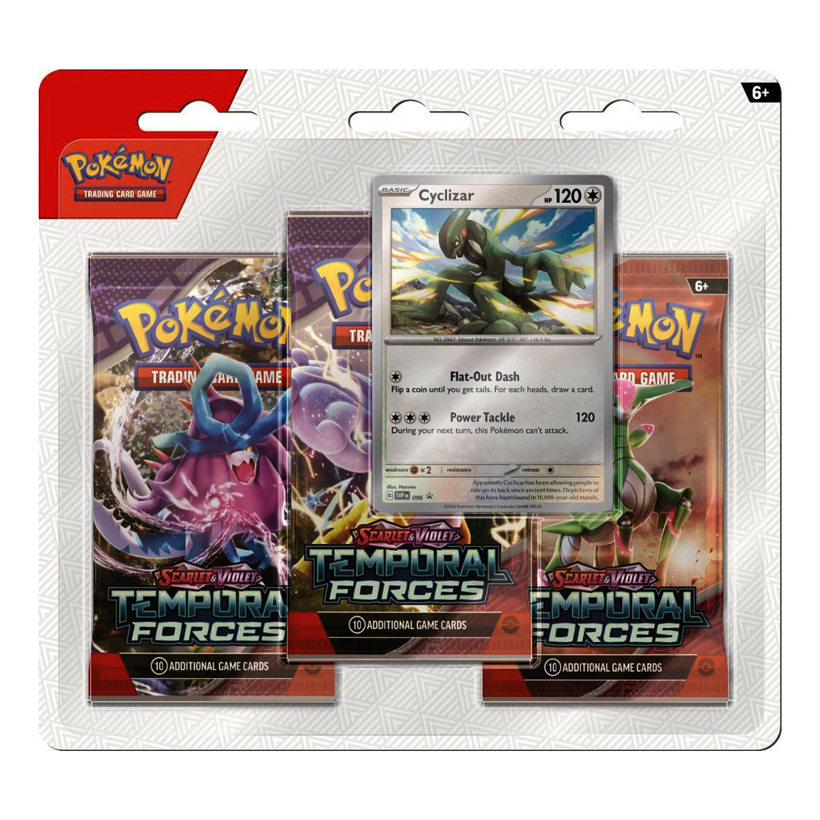 Pokemon TCG: Temporal Forces 3-Pack Blister (Cyclizar)