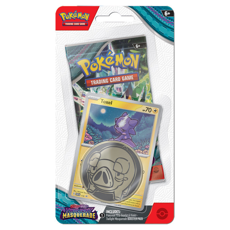 Pokemon TCG: Twilight Masquerade Checklane Blister (Toxel)
