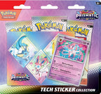 Pokemon TCG: Prismatic Evolutions 3-Pack Tech Sticker (One Random Variant)