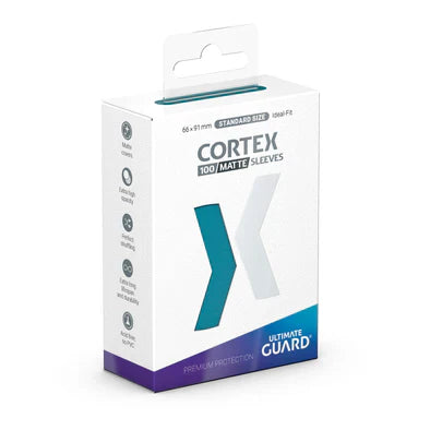 Ultimate Guard - Cortex Sleeves - Standard Size - 100ct - Petrol/Matte