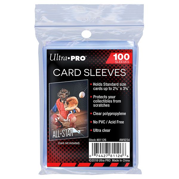 UltraPro 2.5" x 3.5" Soft Trading Card Penny Sleeves