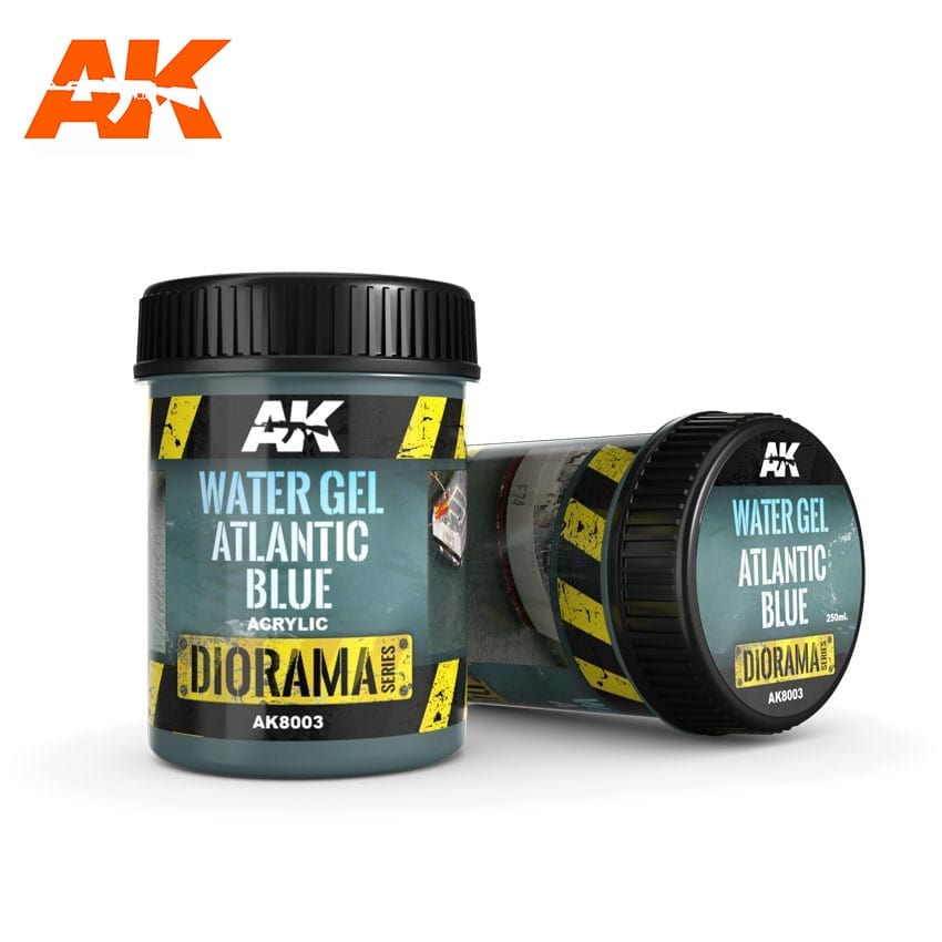 AK Interactive | Water Gel Atlantic Blue 250ml