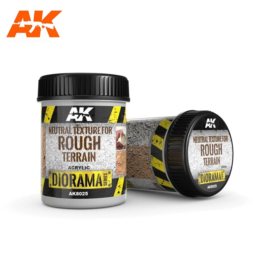 AK Interactive | Neutral Texture for Rough Terrain 250ml