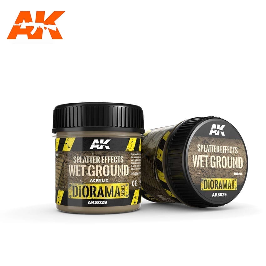 AK Interactive | Splatter Effects Wet Ground 100ml