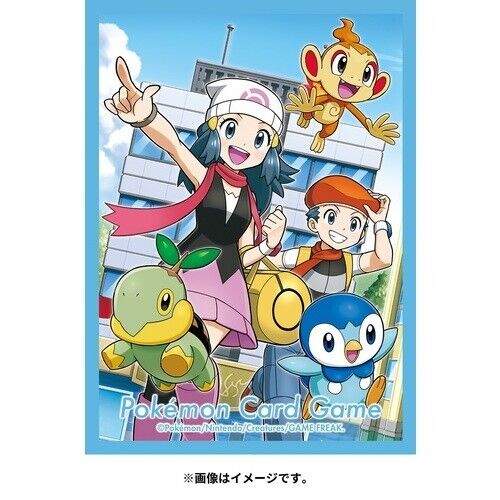 Pokemon Card Game | Japan-Exclusive Dawn & Lucas Sinnoh Sleeves (Pack of 64)