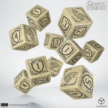 Game of Thrones: Stark 10XD6 Dice Set