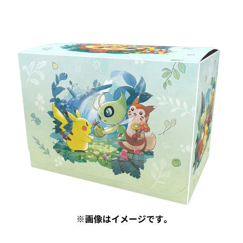 Pokemon Card Game | Japan-Exclusive Gift of the Forest (Pikachu & Celebi) Deck Box
