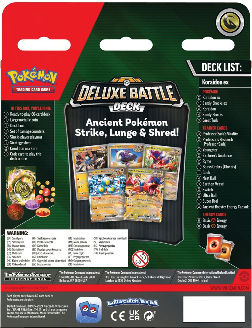 Pokemon TCG: Deluxe Battle Deck | Koraidon EX