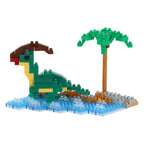 Nanoblock Collection Series Waterside Parasaurolophus "Dinosaurs"