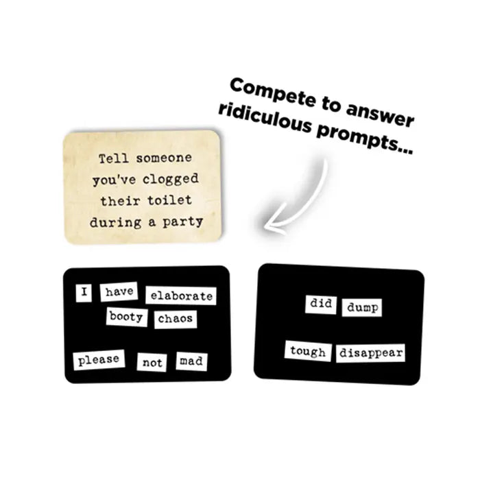 Random Notes: Ridiculous Word Magnet Party Board Game