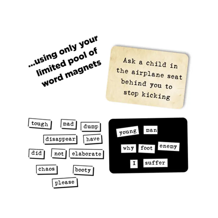 Random Notes: Ridiculous Word Magnet Party Board Game
