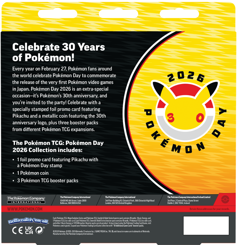 Pokémon TCG: Pokemon Day Collection 2026 [Pre-Order]