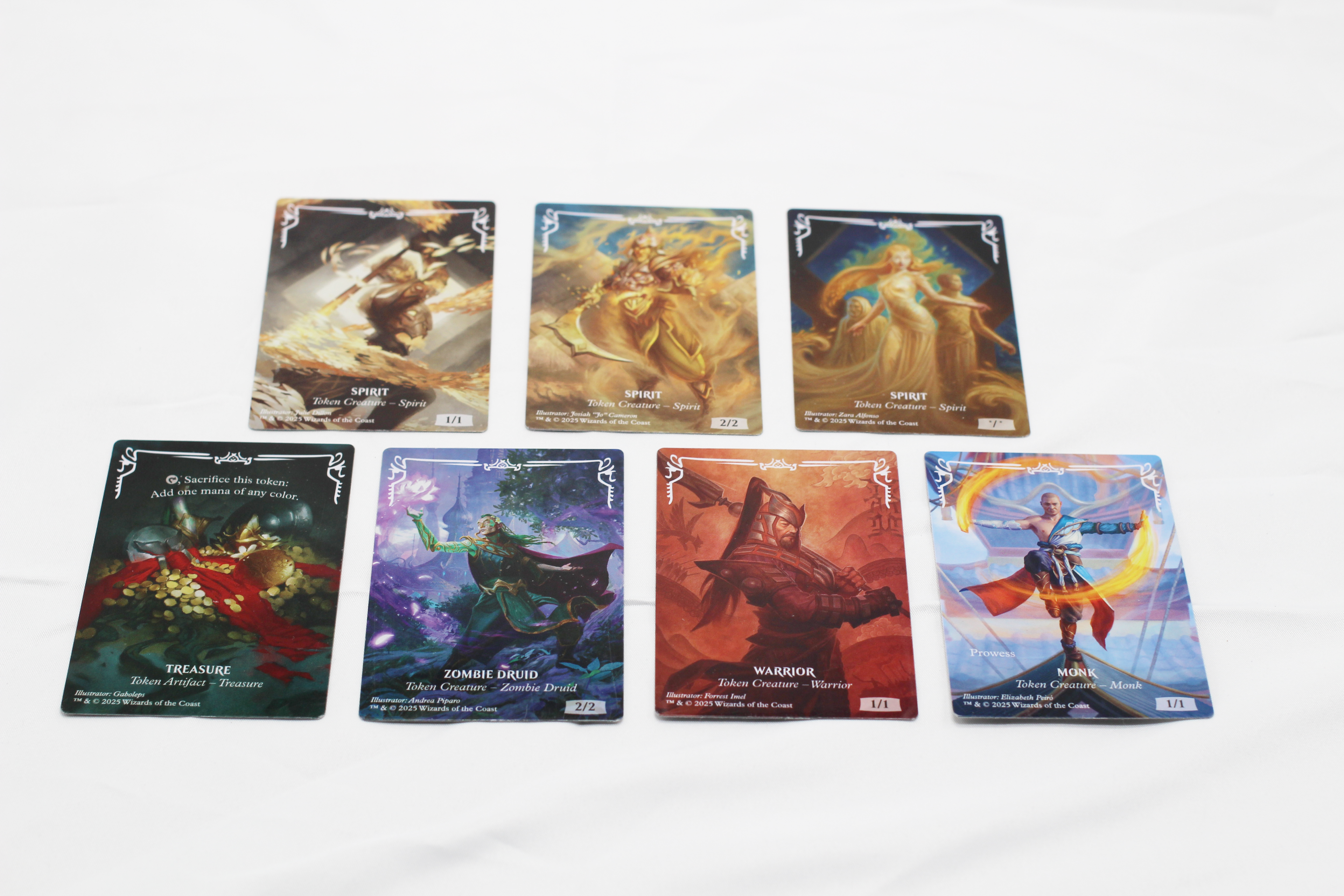 MTG Tarkir Dragonstorm Token Set
