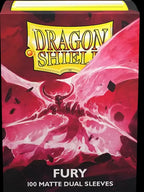 Dragon Shield - Fury - Dual Matte Sleeves (100 Count - Standard Size)